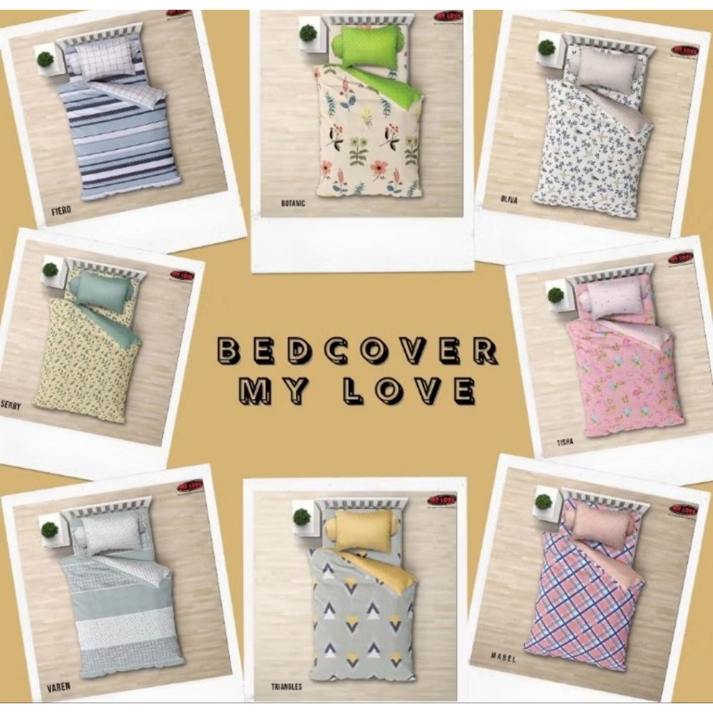 BedCover All New My Love 120x200 Tinggi 30