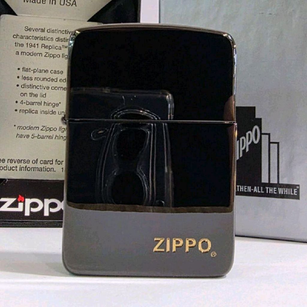 Original Zippo 1941 Titanium Black