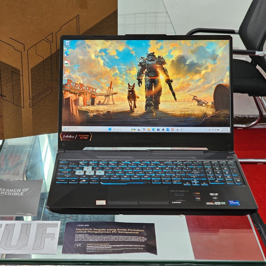 ASUS TUF Gaming F15 FX506HM intel Core i7 Gen 11 Ram 16 GB SSD 1 TB Nvidia RTX 3060 144 Hz Gaming ed