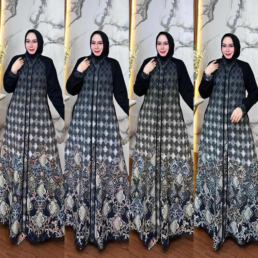 Gamis Fiara - Jetblack