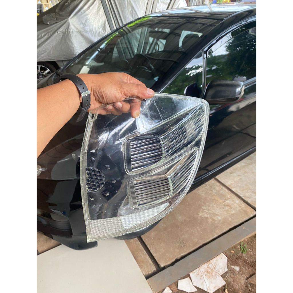 SEPASANG MIKA STOPLAMP CLEAR BENING HONDA JAZZ GE8 2008-2010