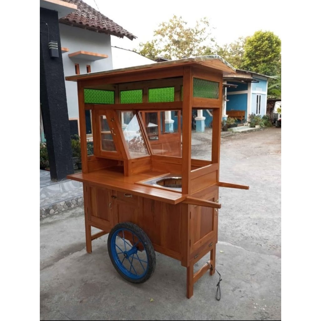 gerobak soto / gerobak jualan serbaguna /gerobak bubur ayam