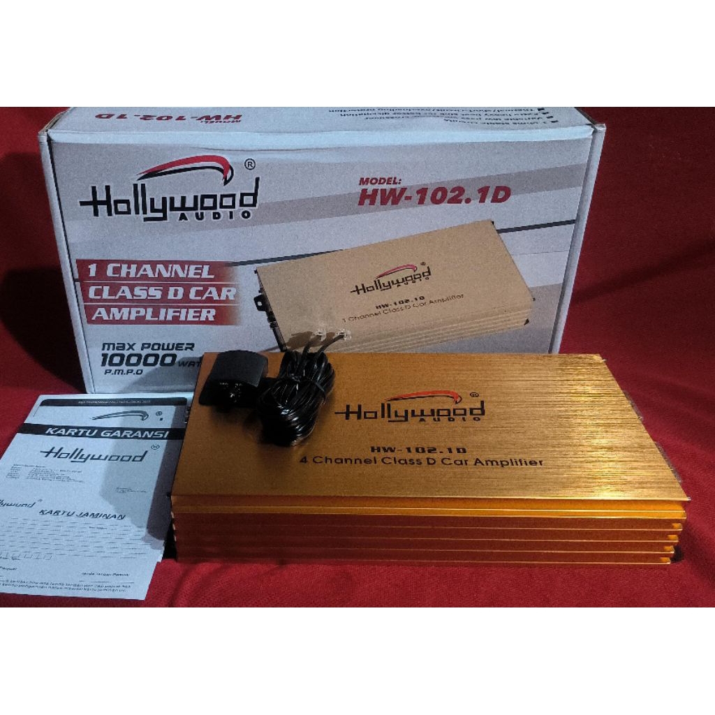 Monoblock Hollywood HW 102.1 D Class D Monoblock Hollywood