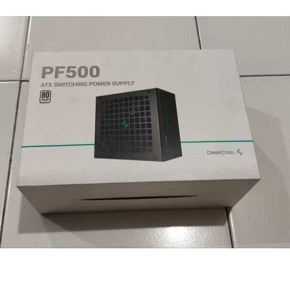 DeepCool PF500 PSU 500W Standard 80+ WHITE EU 220v No Medular ATX12V Flat Cable Power Supply