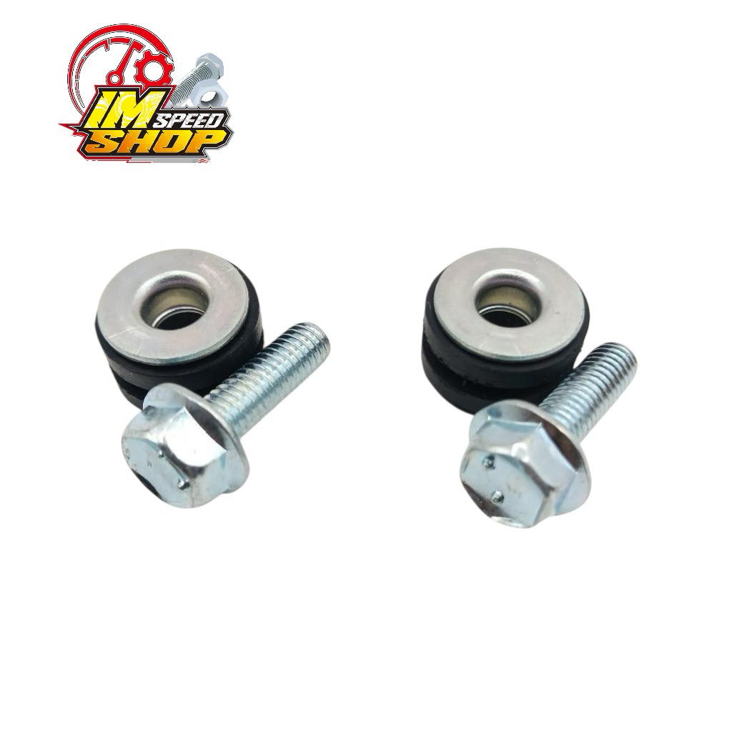 Baut Karet Bosh Dudukan Tameng Knalpot YAMAHA Mio Smile/Sporty Mio Soul Fino Mio J Mio M3 Soul GT XE