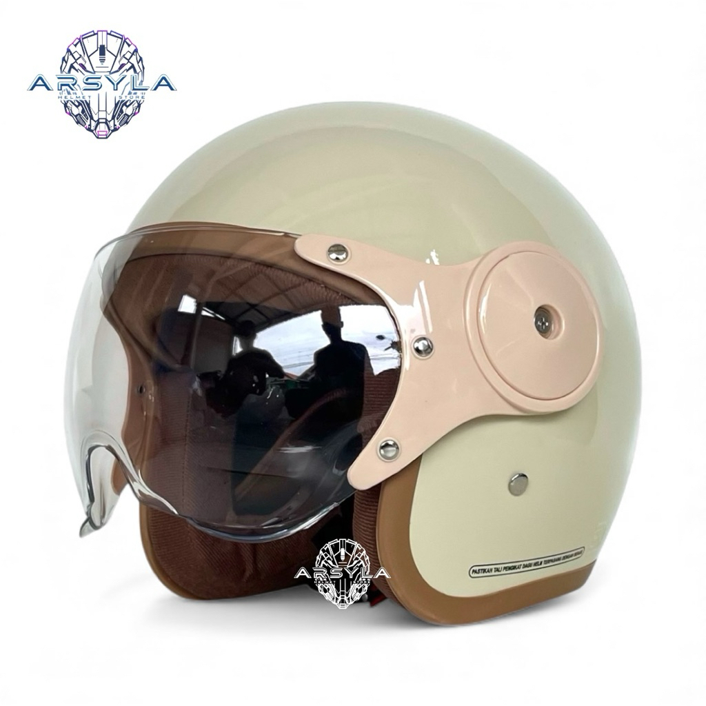 HELM BOGO CEWEK ESTETIK 2025 PILOT WANITA HIJAB BOGO HELM KEKINIAN VIRAL TERBARU SNI