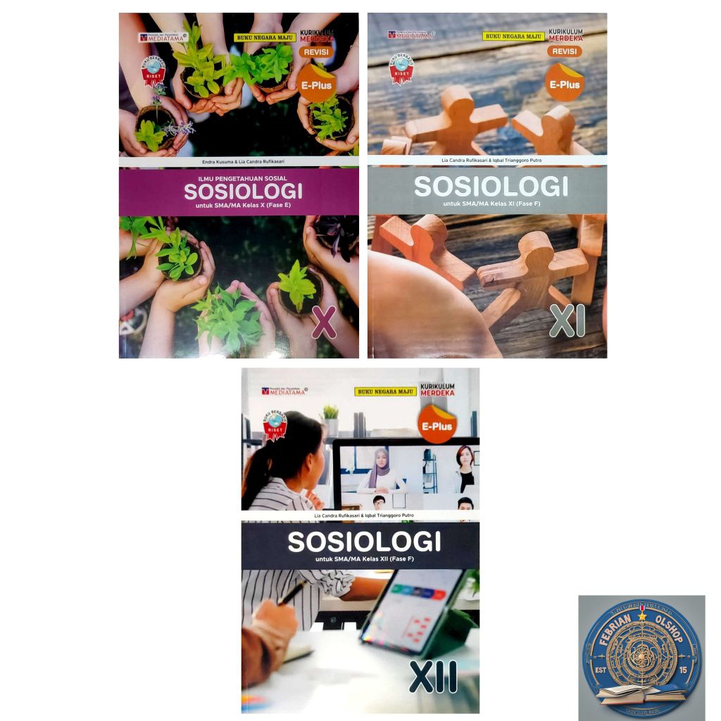E-Plus SOSIOLOGI SMA/MA KELAS 10 11 12 KURIKULUM MERDEKA MEDIATAMA