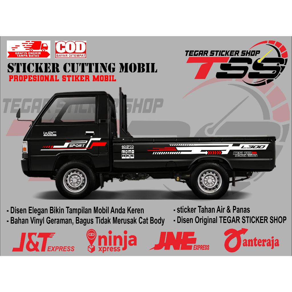 stiker mobil l300 sticker mobil mitsubishi colt l300 sticker mobil colt l300 sticker variasi mobil