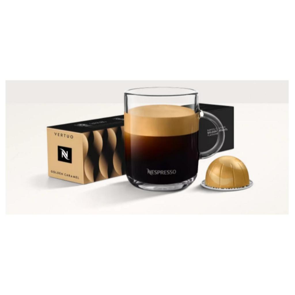 Nespresso Vertuo Barista Creations Golden Caramel Coffe Capsule