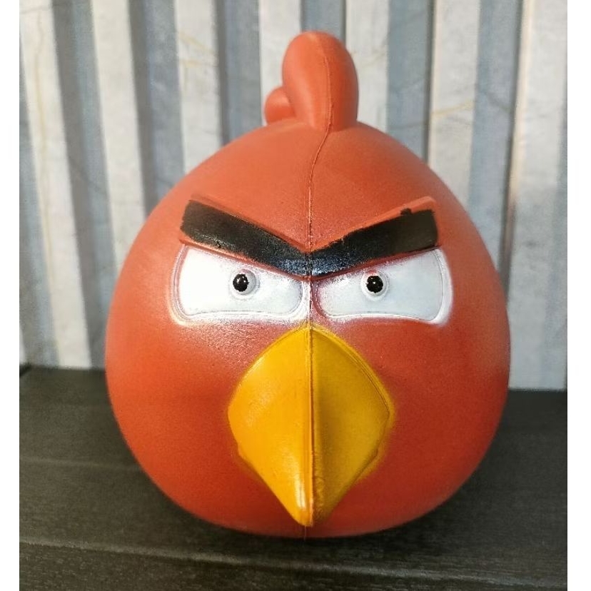 Celengan plastik Tongkuat motif Angry bird/celengan plastik/celengan karakter/celengan anak