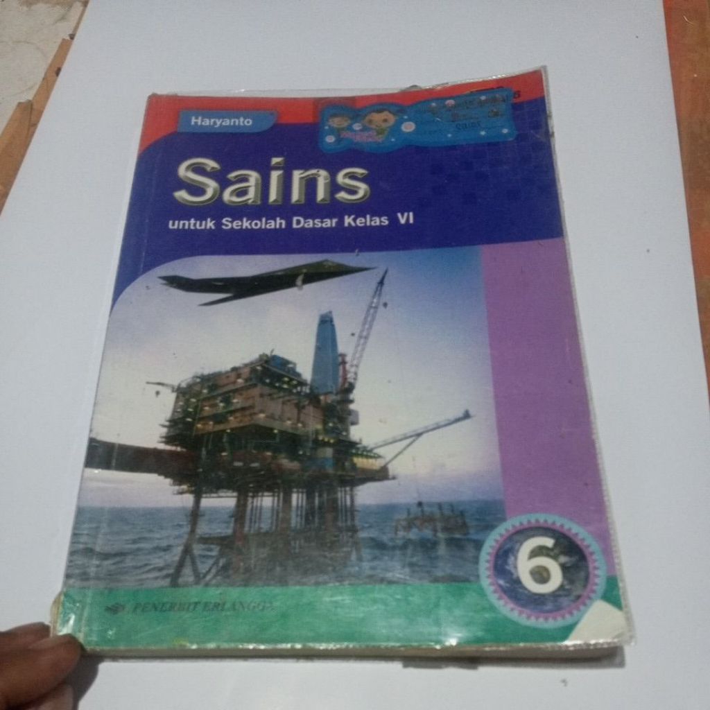 BUKU SAINS UNTUK SD KELAS VI/6 KURIKULUM KTSP 2006 PENERBIT ERLANGGA