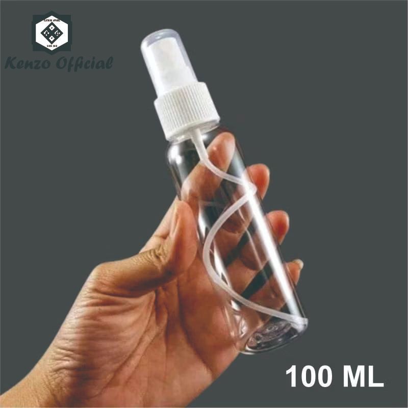 BOTOL SPRAY PLASTIK 100ML / PUMP PLASTIK PET 100ML / BOTOL SPRAY TRAVEL SIZE 100ML