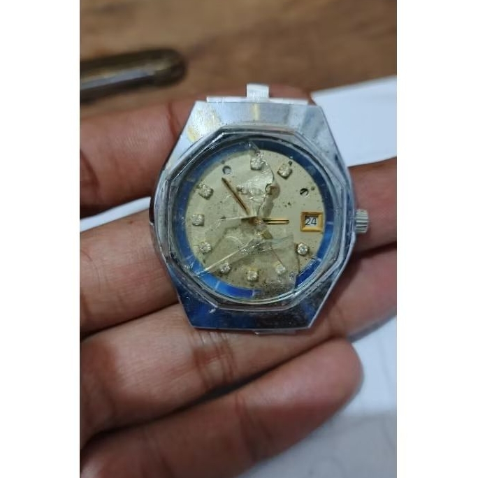 jam tangan kent otomatis bekas bahan mati