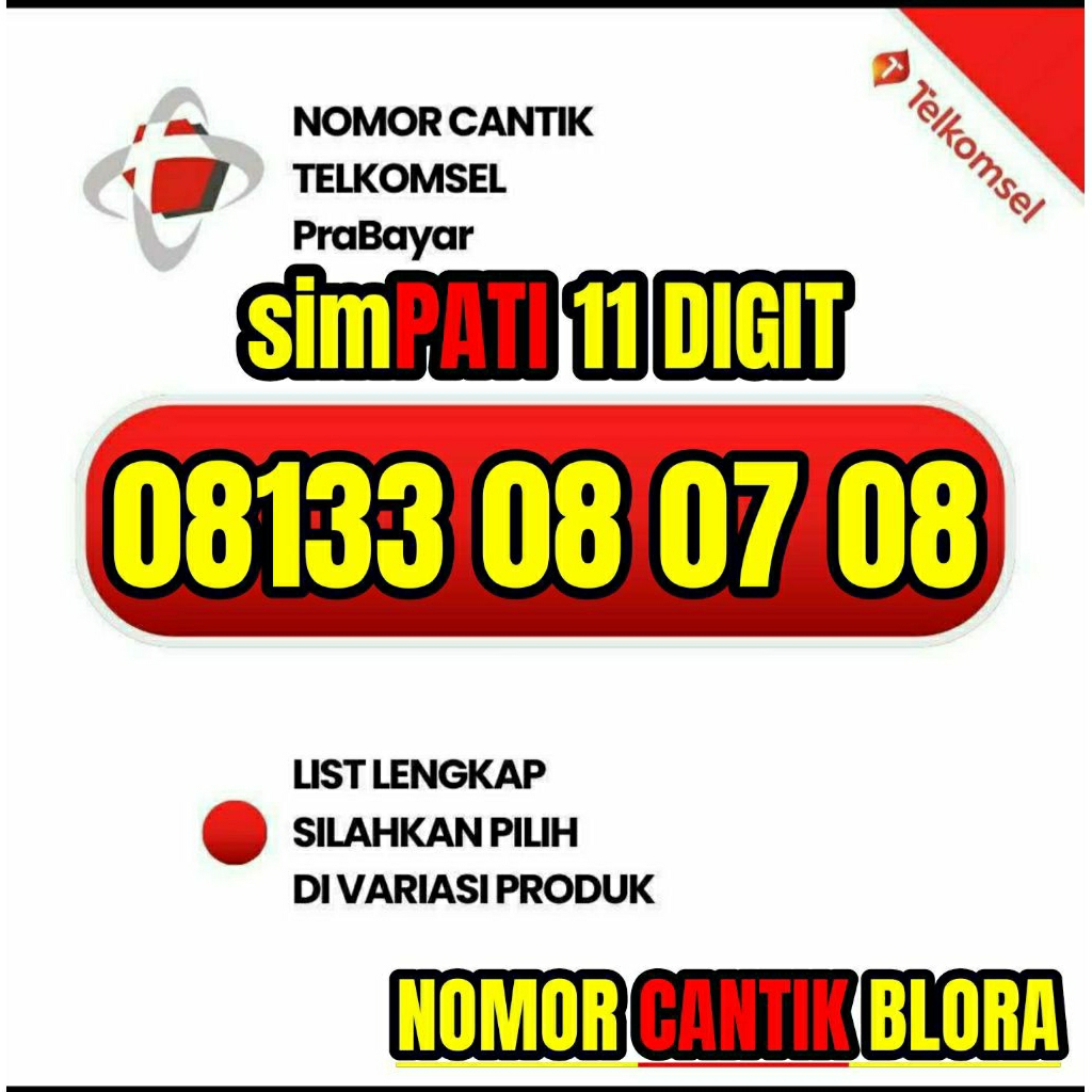 Nomor Cantik Telkomsel - Nomor Cantik Simpati - Nomor Cantik Telkomsel Simpati - Cantik Nomor Cantik