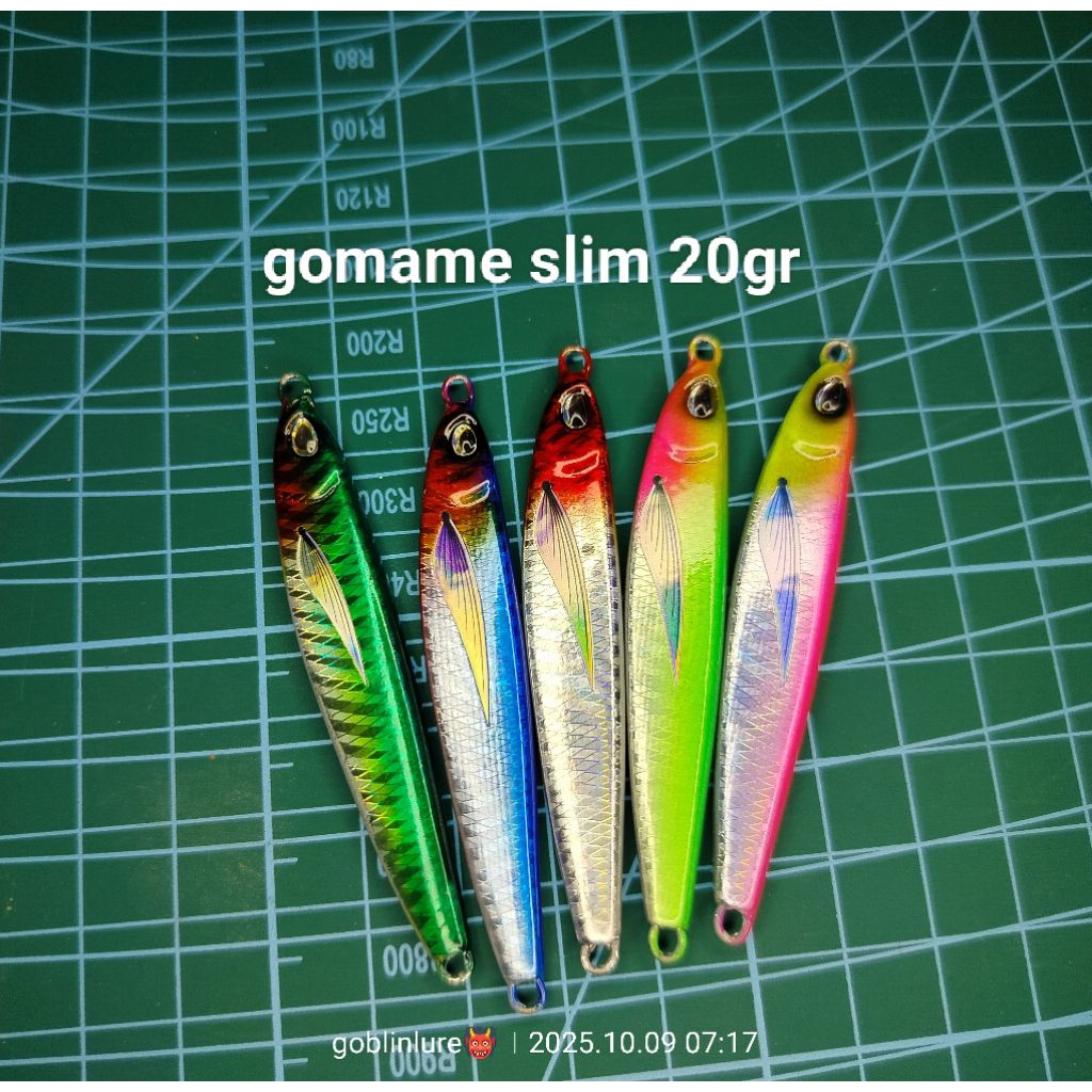 Metal Jig Gomame slim (GID)