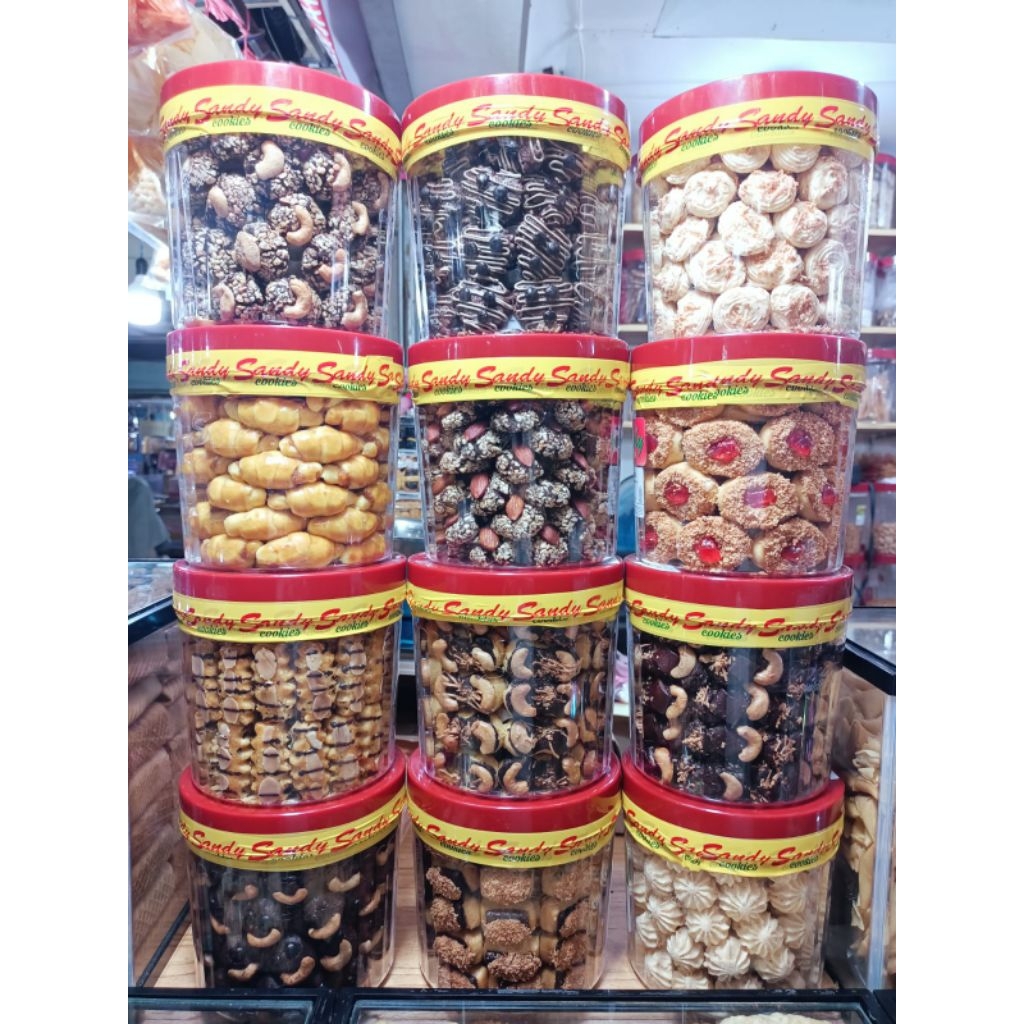 Sandy cookies toples kecil