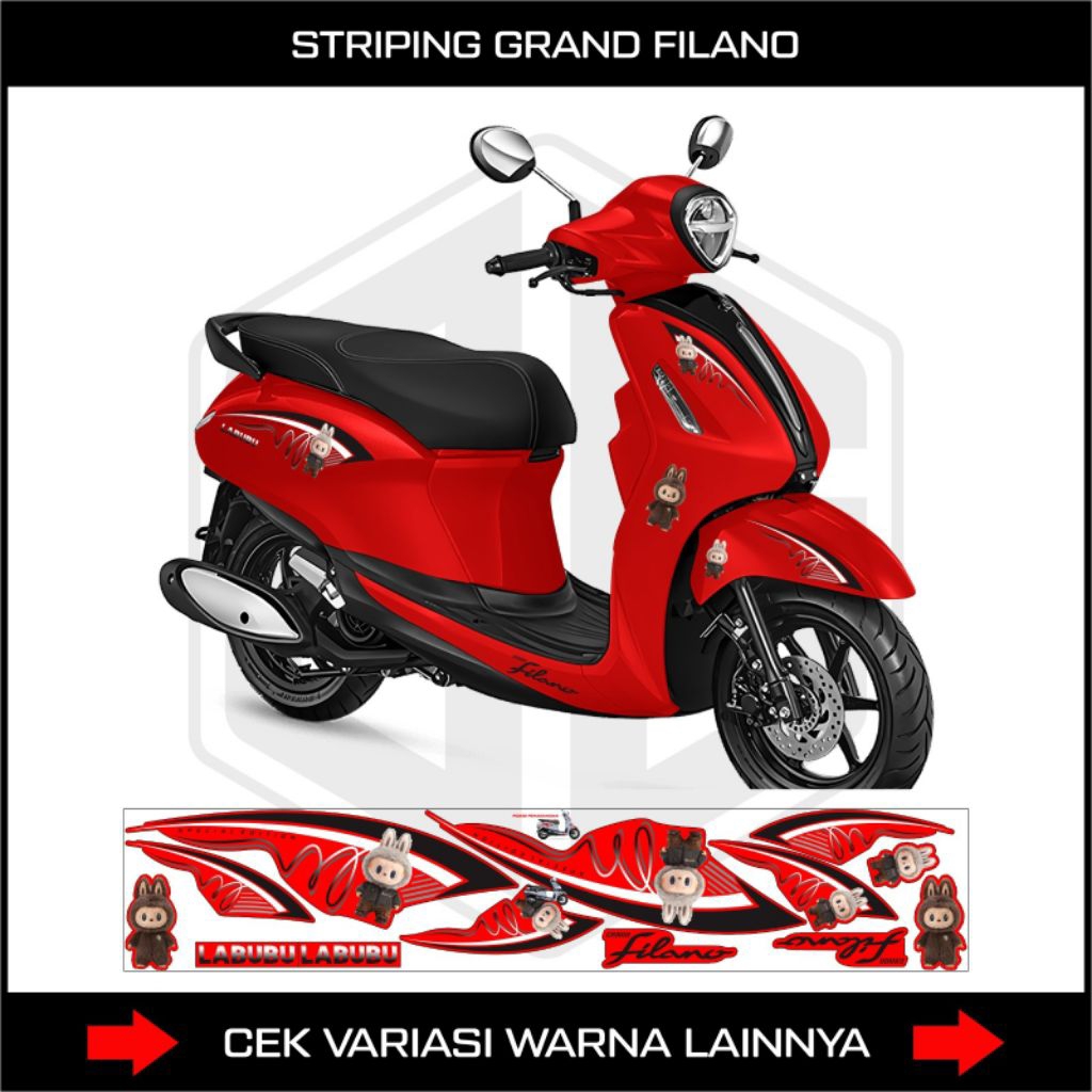 Striping Yamaha Grand Filano/Stiker Yamaha Grand Filano/Lis Body Motor Yamaha Grand Filano/Decal Mot