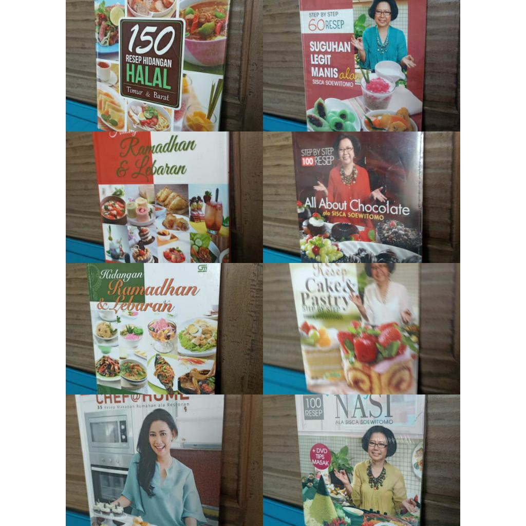 buku resep masakan tebal lebar harga satuan