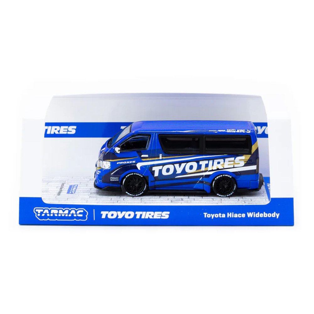 TARMAC WORKS 1/64 TOYOTA HIACE WIDEBODY TOYO TIRES