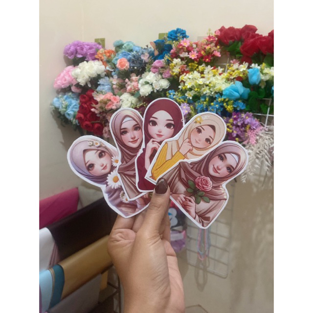 Topper Hijab / Topper Buket / Topper Hari Guru