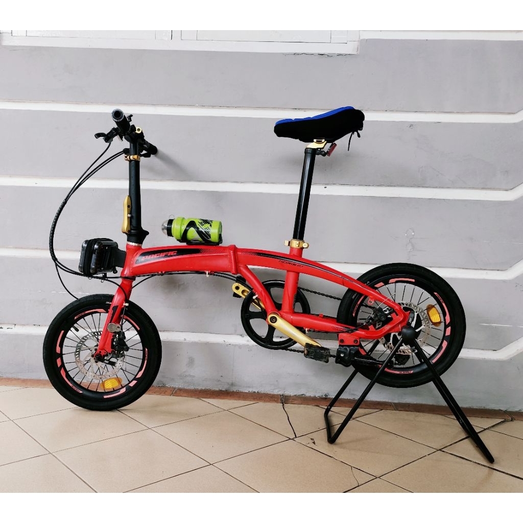 sepeda lipat  merek Pacifik  uk'16 hrg 1,2