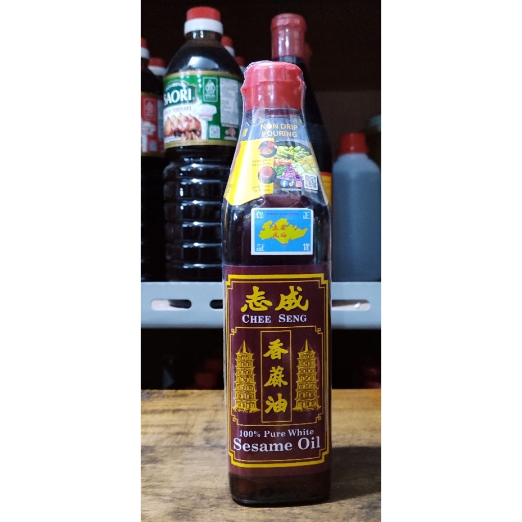 Minyak Wijen CHEE SENG/ Sesame Oil/ Minyak Wijen Pagoda 375 ml