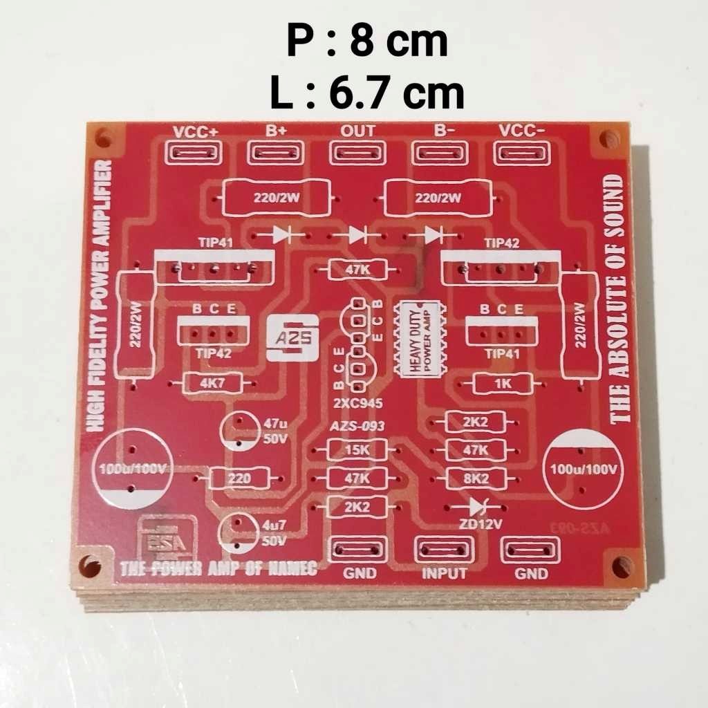PCB NAMEC The Power Of NAMEC Mono PCB The Power AMP Of Namec PA-061
