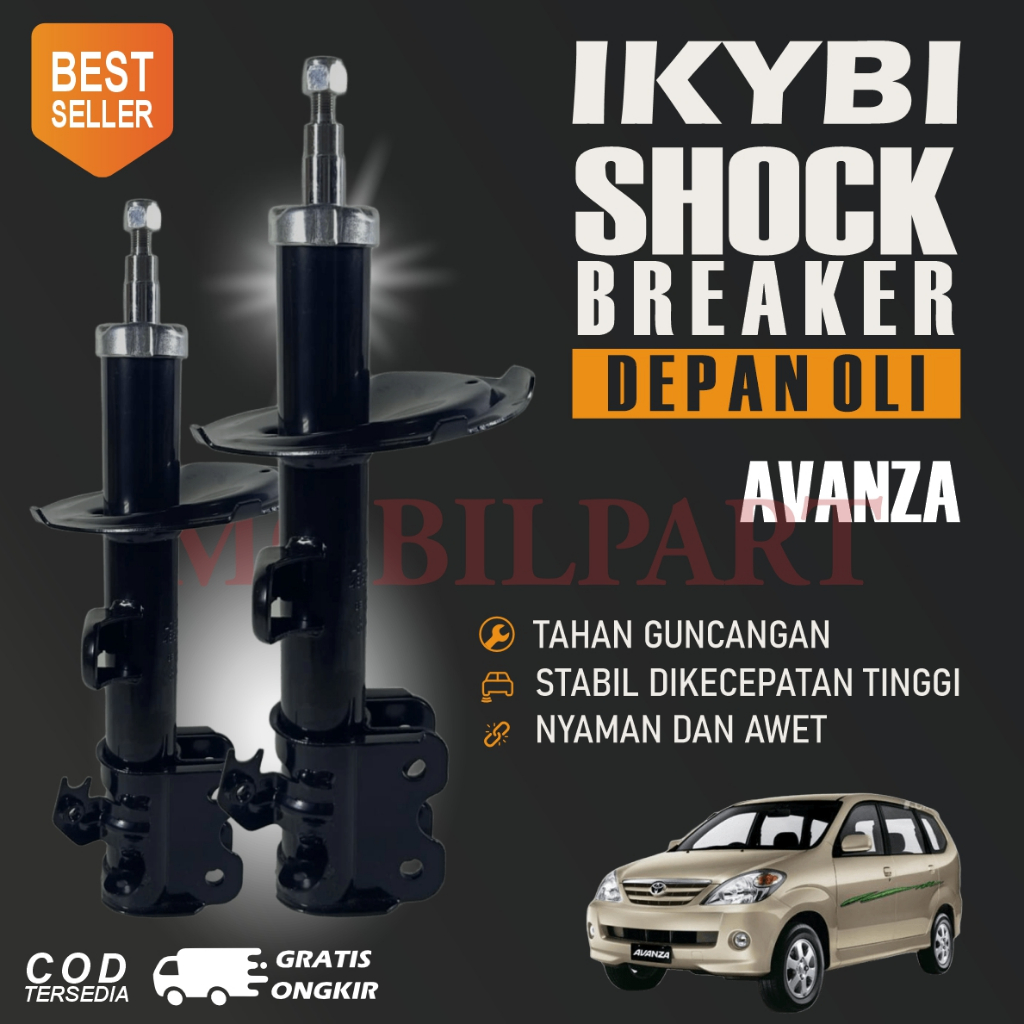 Shockbreaker Depan Oli IKYBI - Avanza (2004 - 2011)