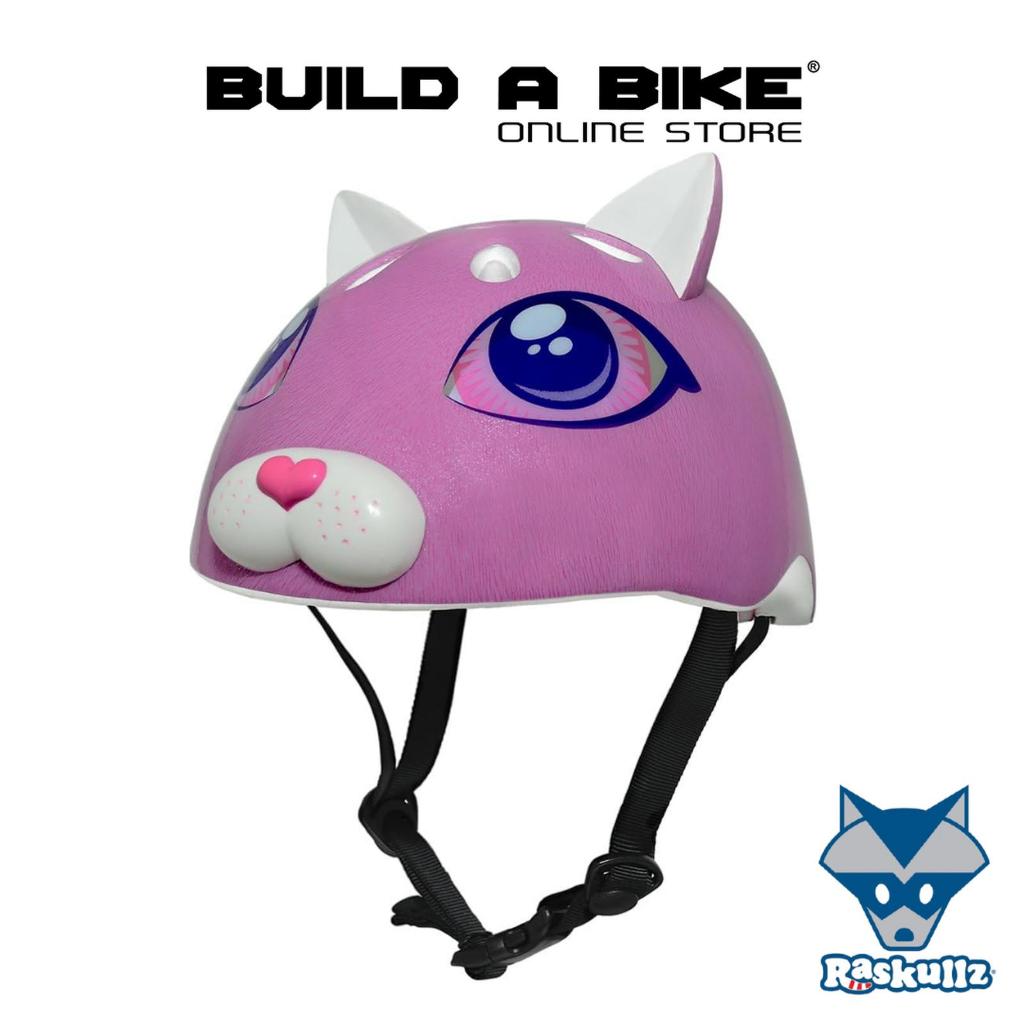 Helm Sepeda Anak RASKULLZ KRASH CHILD - Cutie Cat