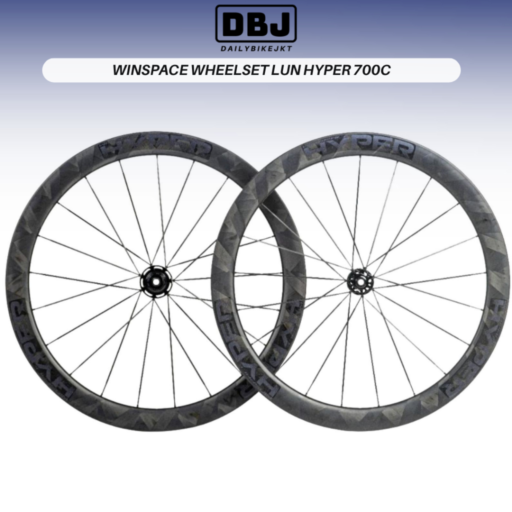 WINSPACE WHEELSET LUN HYPER 700C - Wheelset Roadbike 700C