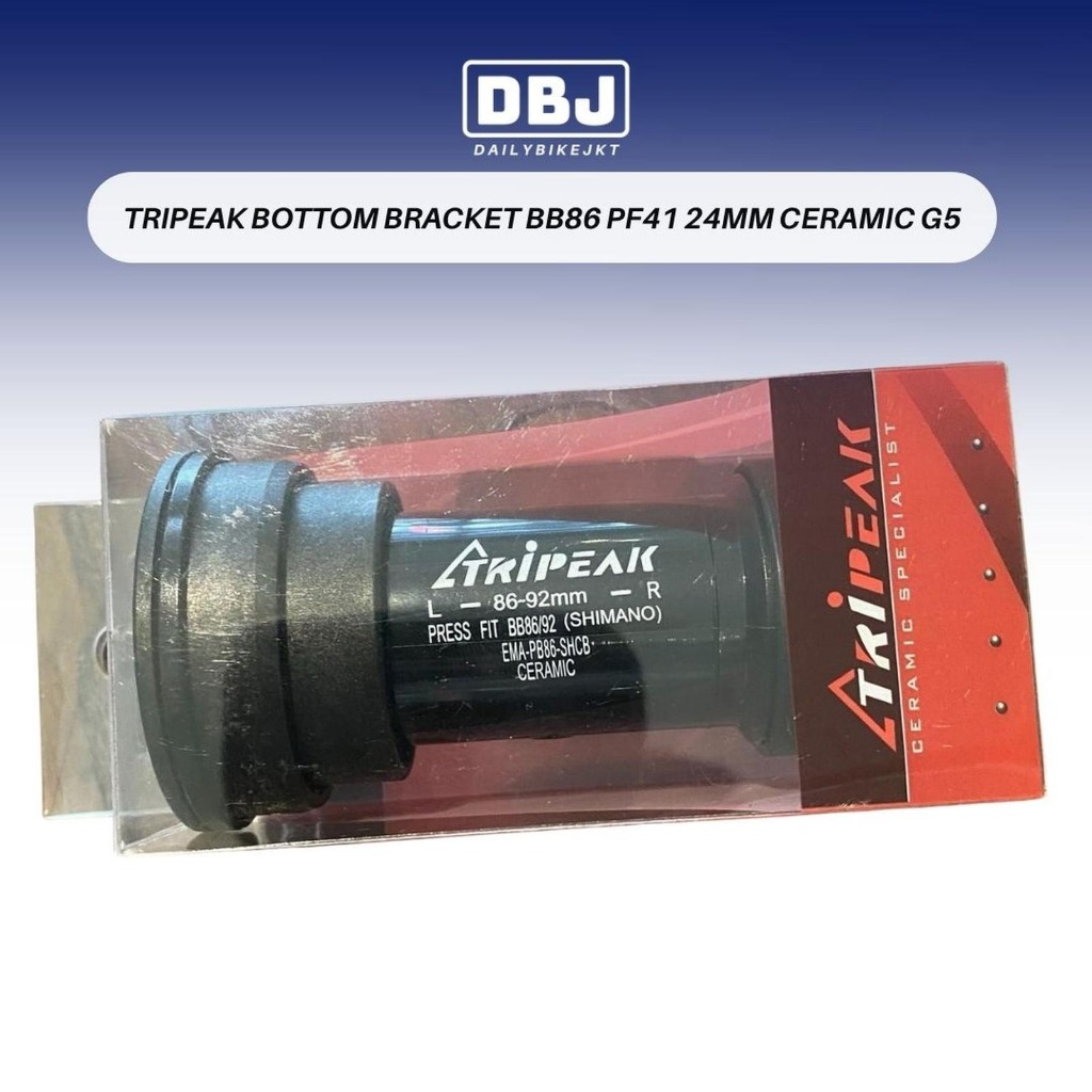 BB BOTTOM BRACKET TRIPEAK CERAMIC BEARING PRESSFIT PF41 BB86 BB92 24MM