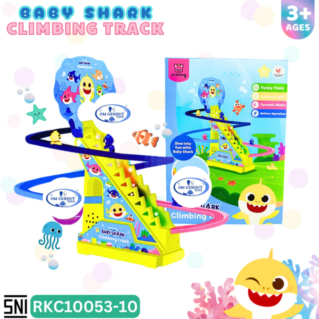 Gt Mainan Track Tangga Baby Shark Hiu Rkc10053