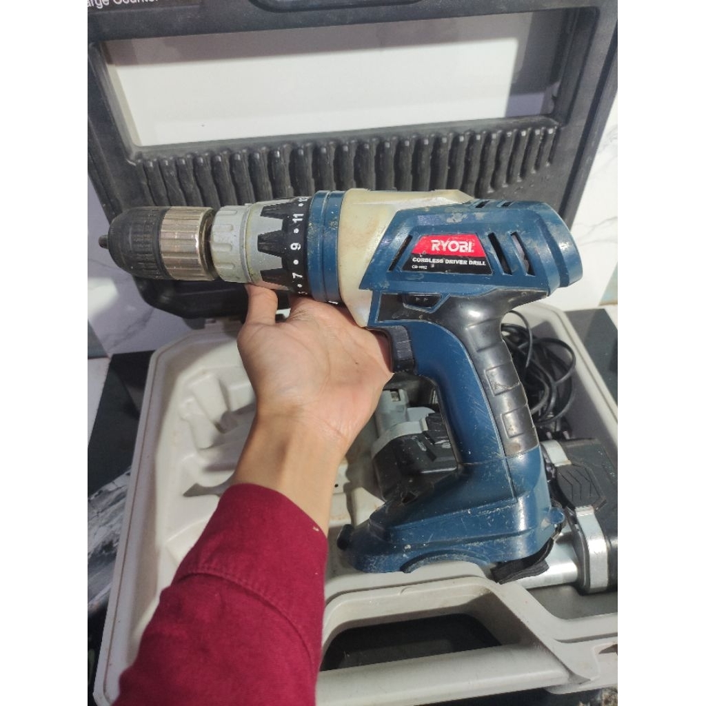 RYOBI CD-1882K Cordless Driver Drill 13mm Bor Tembok Bor beton