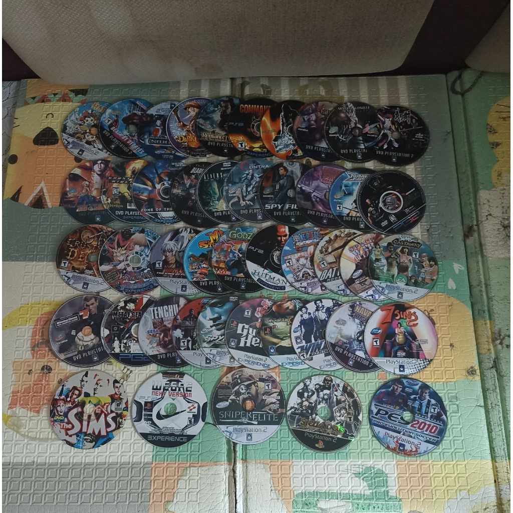 Paketan 45 Kaset PS 2 Tanpa Cover