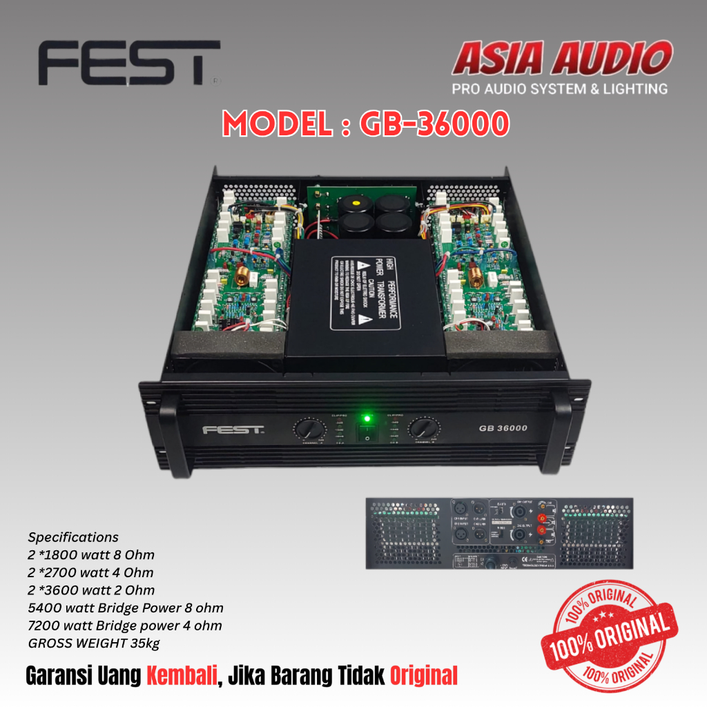 POWER FEST GB-36000 ORIGINAL