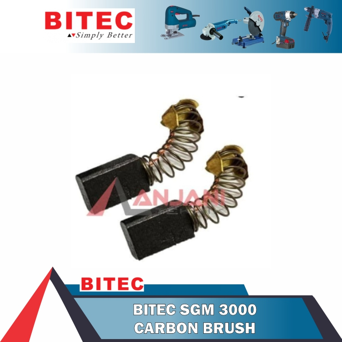 BITEC CARBON BRUSH GERINDA BOTOL BITEC SGM 3000 CARBONBRUSH SPUL ARANG