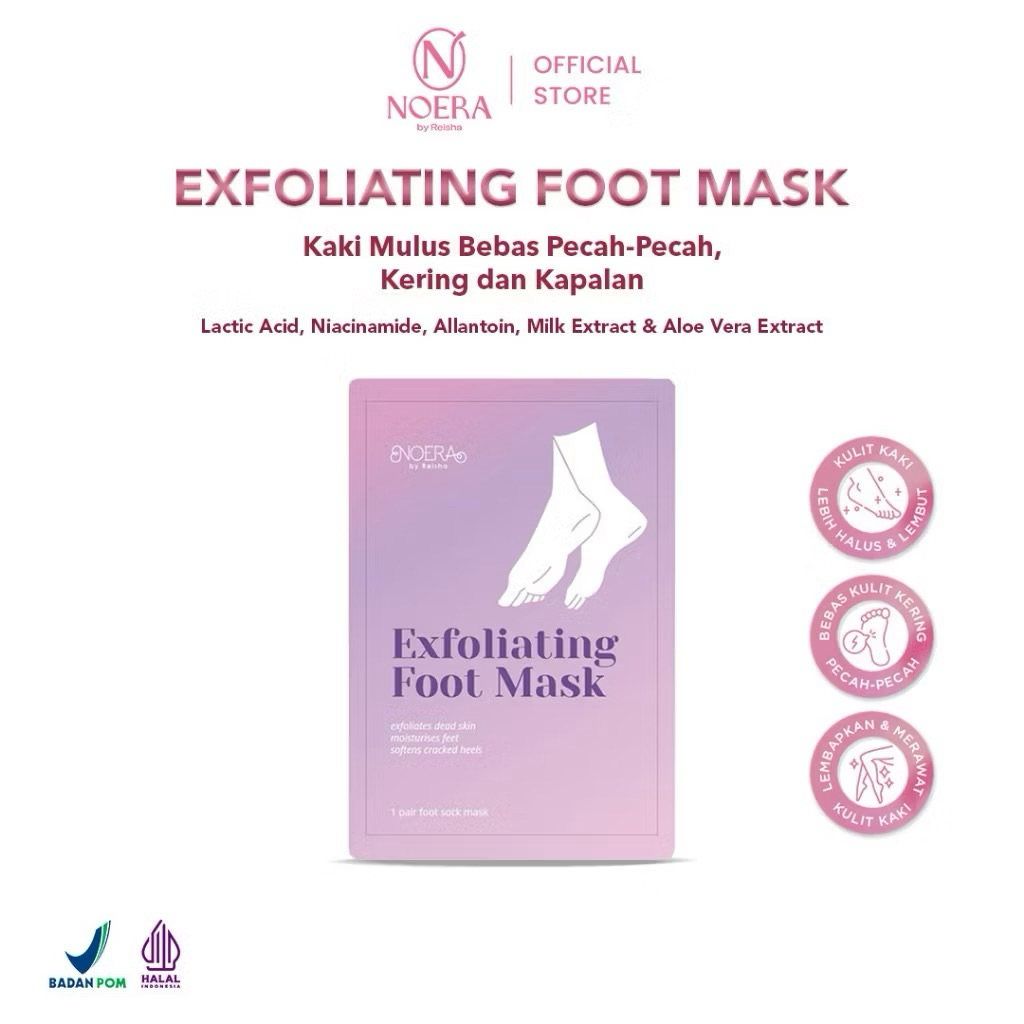 NOERA - EXFOLIATING FOOT MASK