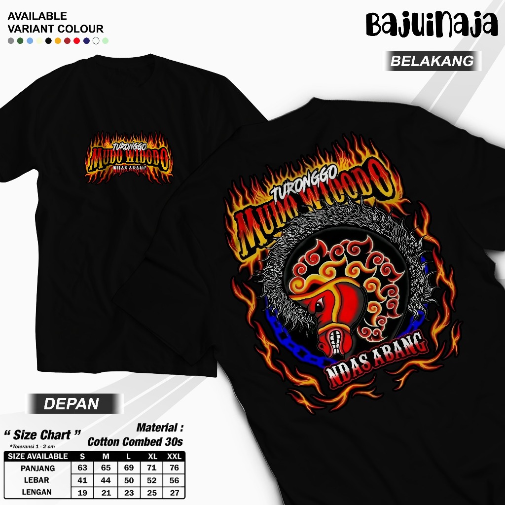 KAOS Pria dan Wanita DEWASA JARANAN mudo widodo BAJU DEWASA JARANAN SIMO BARONG TSHIRT JARANAN