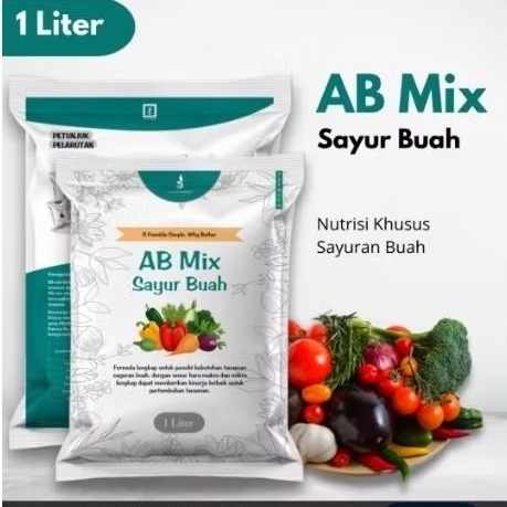 AB MIX sayur buah 1liter mempercepat pertumbuhan buah dan bunga