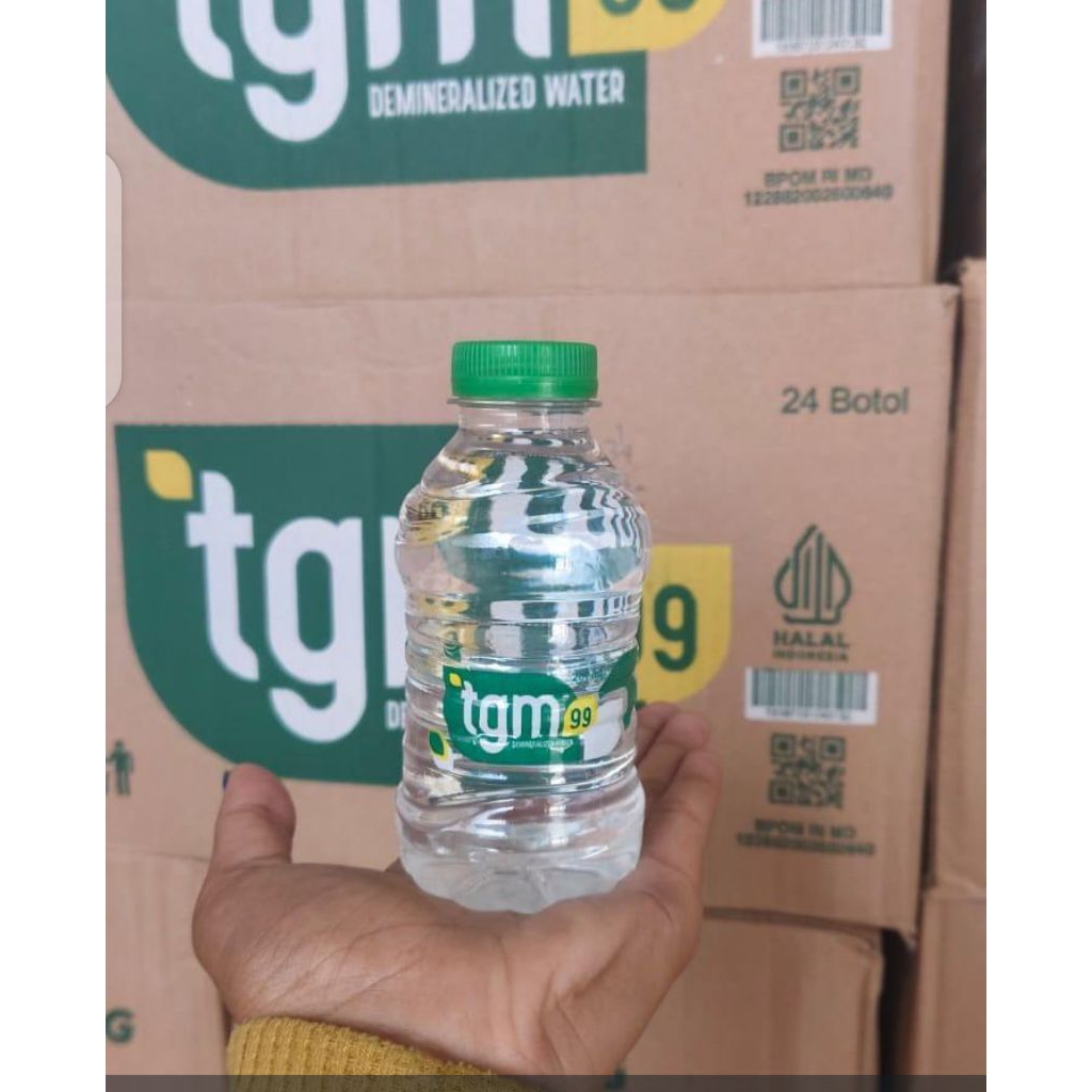 TGM 99 air mineral kemasan gelas 220 ml 1 dus Karton isi 24 pcs  bisa kirim instan pusat sembako gro