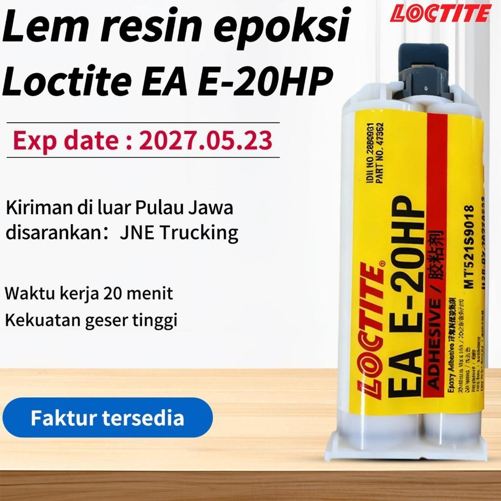 HENKEL LOCTITE EA E-20HP EPOXY ADHESIVE OFF-WHITE 50 ML CARTRIDGE