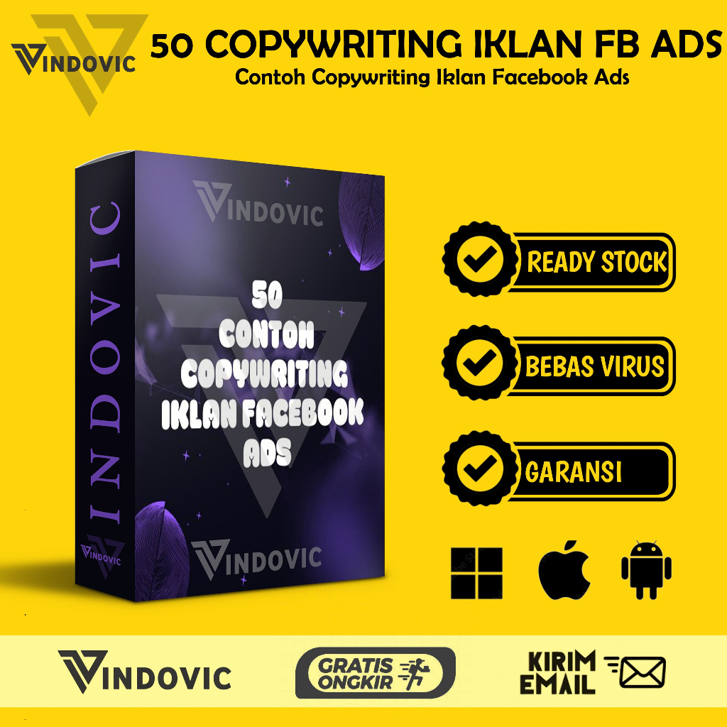 [T0737] 50 Contoh Copywriting Iklan Facebook Ads | Siap Pakai & Tinggal Edit