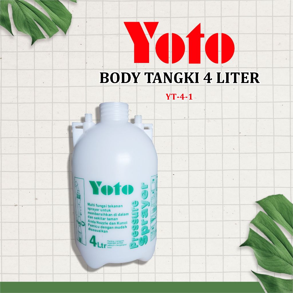 Body Tangki 4 Liter (YT-4-1) - Sparepart Sprayer Manual