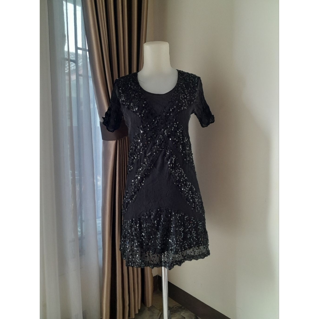 Sequin Black Dress, Sequin Dress, Blink Dress