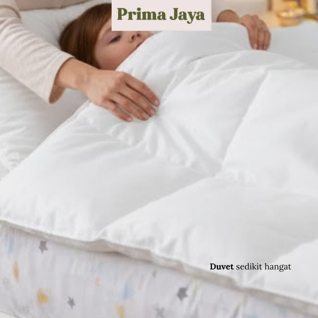 TERBARU SWITZERLAND Duvet Quilt, putih 200x200cm  bedcover, quilt untuk bedcover