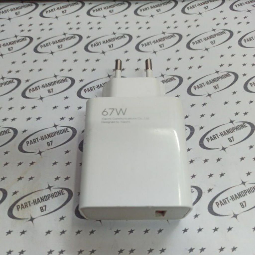 ADAPTOR XIAOMI 67 Watt  FAST CARGING USB CHARGER-ADAPTOR-KEPALA CHARGER ASLI ORIGINAL COPOTAN