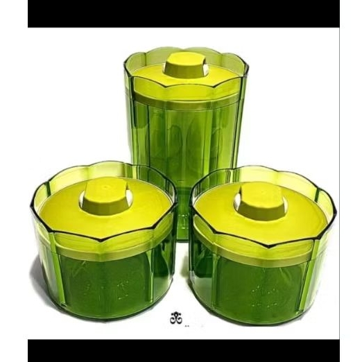 Advance Counterpart Tupperware Hijau paket 3pcs