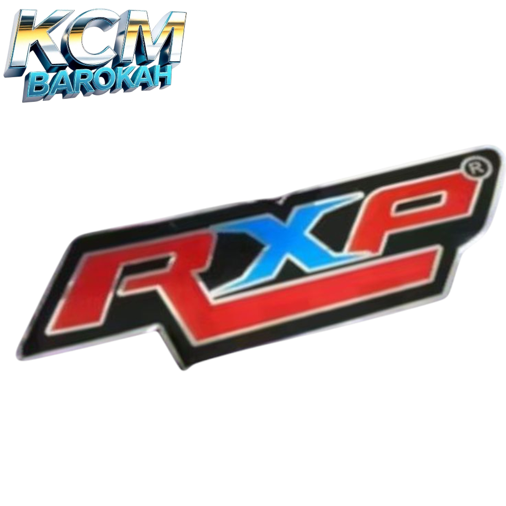 Emblem knalpot RXP All slinceer free paku rivet Motorcycle