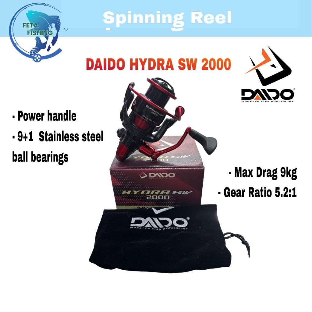Reel Pancing Daido Hydra SW 2000 Daido Proseries Hydra