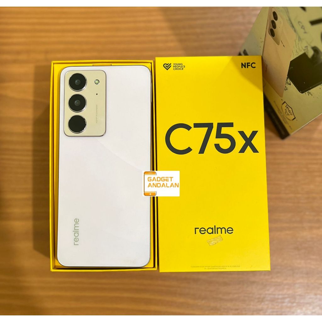 REALME C75X 8/256GB SECOND FULLSET BERGARANSI